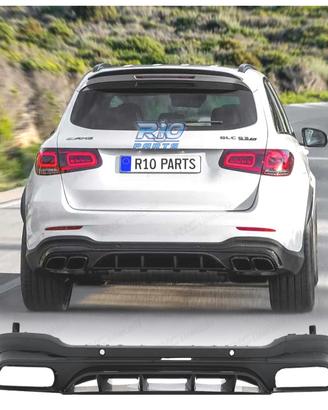 DIFFUSORE MERCEDES GLC X253 AMG 16-22 LOOK GLC63 N