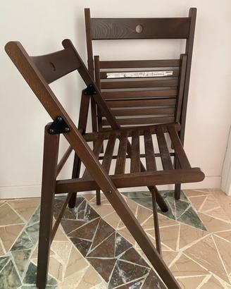 Sedie pieghevoli legno ikea