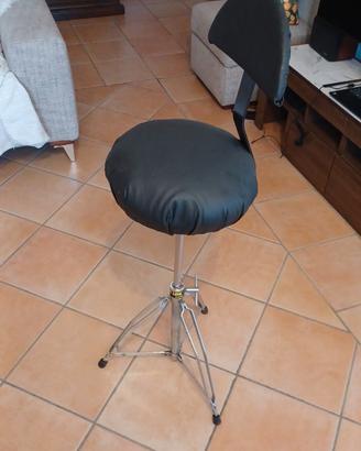 Sgabello alto con schienale