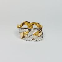 Anello oro 18 kt e brillanti ct.0.40 Pomellato