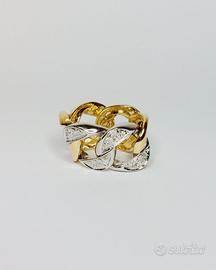 Anello oro 18 kt e brillanti ct.0.40 Pomellato