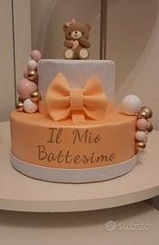 Torta scenografica battesimo