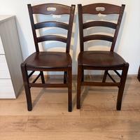 Sedie in legno massello