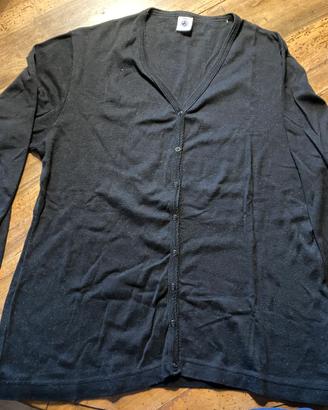 Cardigan nero Petit Bateau