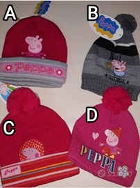 Cappello invernale Peppa Pig George bimbo bimba