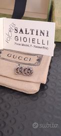 orecchini argento  Gucci  autentic 