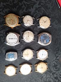 LETTO OROLOGI VINTAGE DA TESTARE 