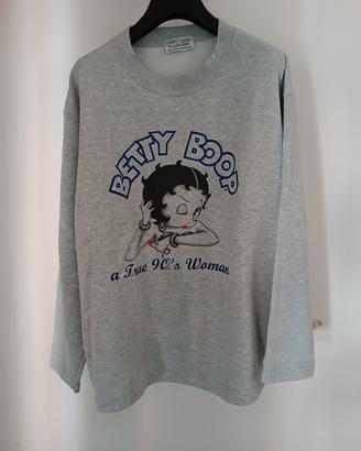 Felpa donna vintage Betty Boop originale