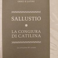 Sallustio - la congiura di Catalina(Latino/talian)