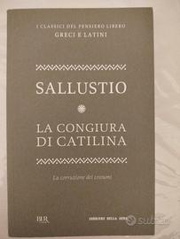 Sallustio - la congiura di Catalina(Latino/talian)