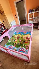 Recinto box bimbi + tappetoke gommato
