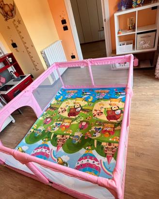Recinto box bimbi + tappetoke gommato