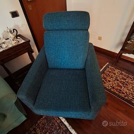 poltrona blue petrolio