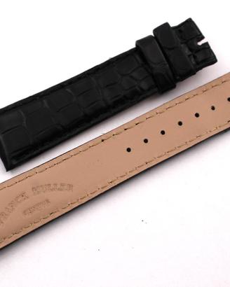 Cinturino Franck Muller Pelle Alligatore Nero 19mm