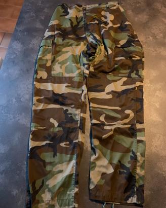 Pantaloni mimetici caccia pesca