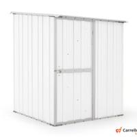 Casetta box in lamiera di Acciaio 155x175cm bianco