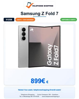 Samsung Z Fold 7 12/512GB