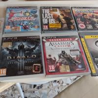 Lotto 7 giochi PS3: Assassin Creed 2, Diablo etc