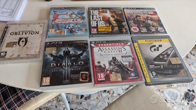 Lotto 7 giochi PS3: Assassin Creed 2, Diablo etc