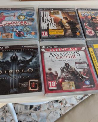 Lotto 7 giochi PS3: Assassin Creed 2, Diablo etc