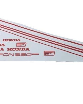 KIT ADESIVI HONDA CN 250 ROSSO BIANCO INF AUFKLEBE