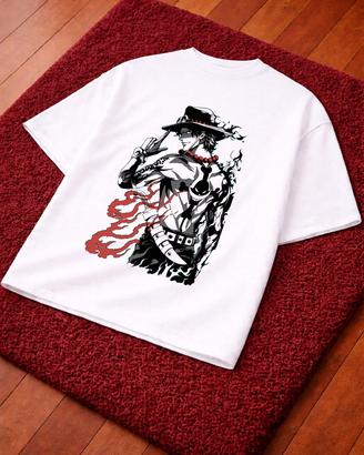 Maglietta Bianca Ace OnePiece