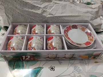Servizio Caffè Natale porcellana 12 pz MerryGinger