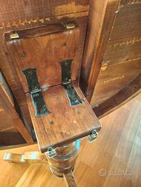 tavolo rotondo in noce