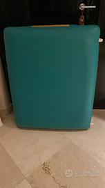 Lettino massaggio pieghevole azzurro professionale