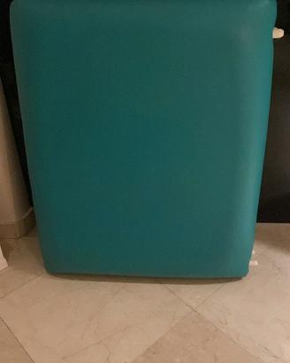 Lettino massaggio pieghevole azzurro professionale