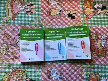 🇮🇹Set 3 libri Alpha Test professioni sanitarie