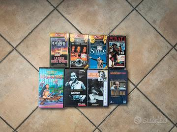 Lotto di 8 videocassette VHS originali, alcune anc