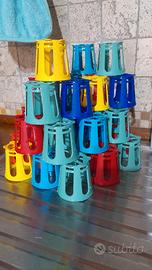  set di 6 porta bicchieri vintage 