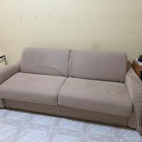 Divano letto 4 posti sfoderabile