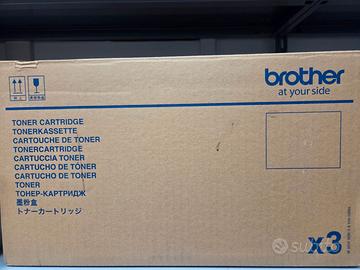 Brother TN3660XLP originale 3 pezzi nuovi
