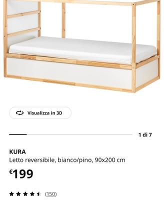 letto kura ikea