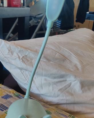lampada da comodino a forma di topolino verde acqu