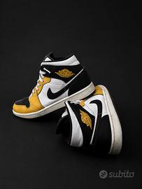 Air Jordan 1 Mid Pollen Nike Originali Uomo