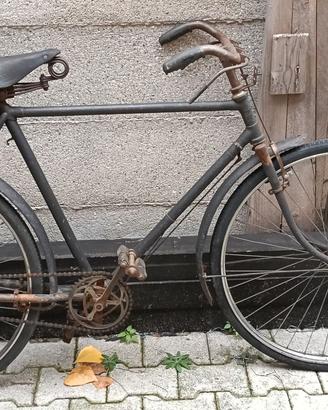 Bicicletta da uomo d'epoca vintage – Sella in cuoi