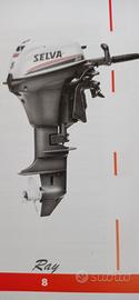 Motore fuoribordo selva ray 8 cv gambo corto