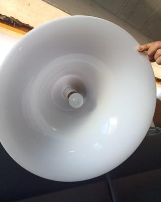 Lampadario bianco cappello da strega “ diametro 52