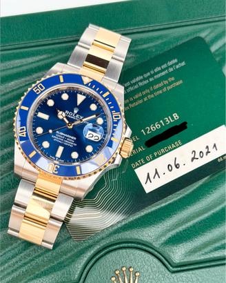 Rolex Submariner 126613LB, Full set, Si Permute