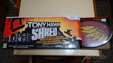 BUNDLE COME NUOVO WII TONY HAWK SHRED SKATE & SNOW
