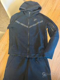 Tuta completa nike tech tg.s - nero