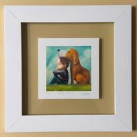 Quadro fine-art giclèe, D. Santini, amico mio