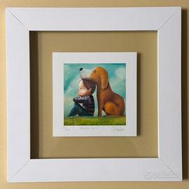 Quadro fine-art giclèe, D. Santini, amico mio