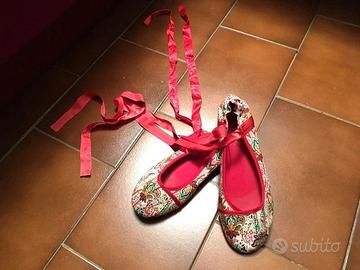 Ballerine fantasia in stoffa - Numero 37