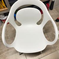 Sedie bianche.  (6pz) mai usate