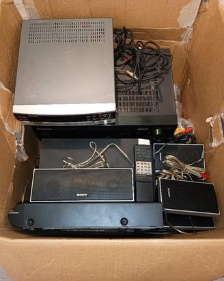 Blocco Hi-Fi Vintage Nakamichi Sony ecc (Da test)