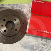 DISCHI POSTERIORI  BREMBO ABARTH + PASTIGLIE TEXAR